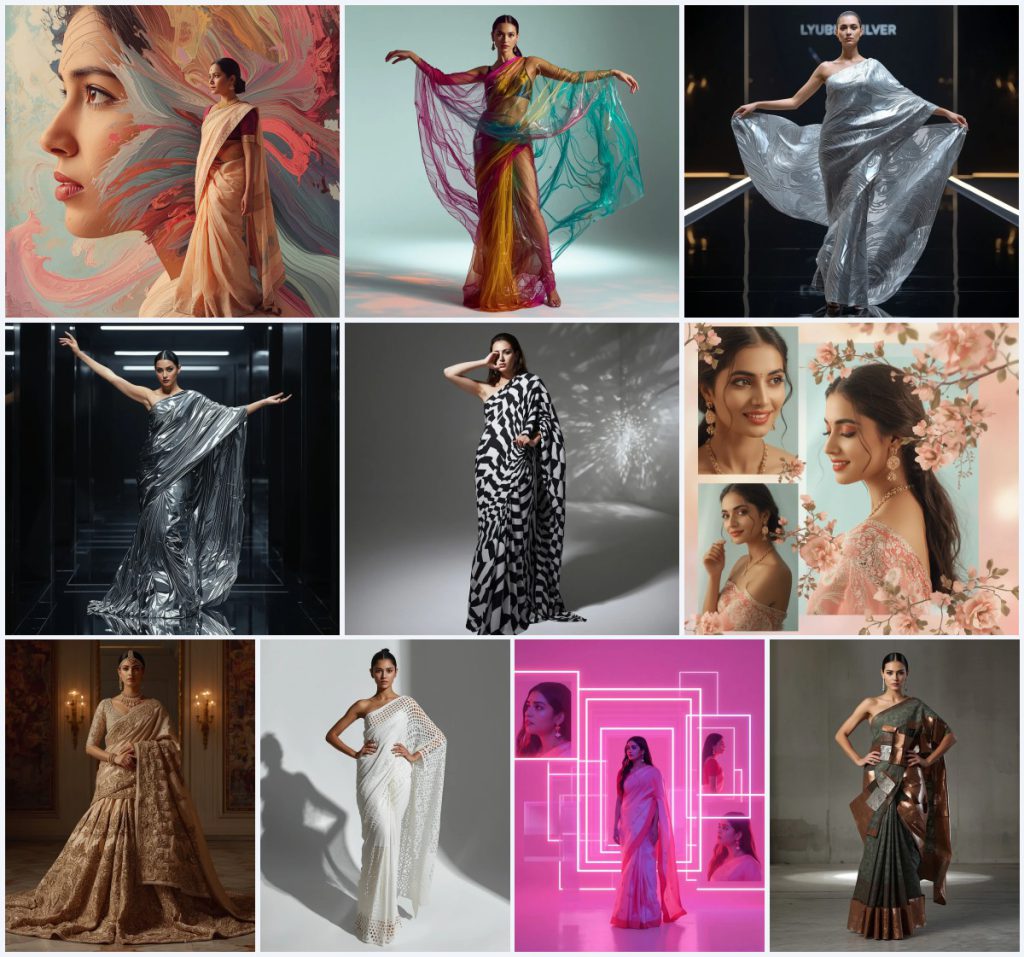 New 10 AI Prompts for Enchanting Saree Looks with Traditional Lanterns | prompt for girls college instagram