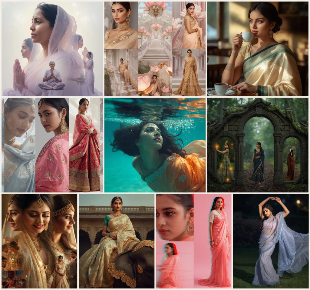 Best 10 Purple Saree AI Prompts for Luxurious and Regal Photography